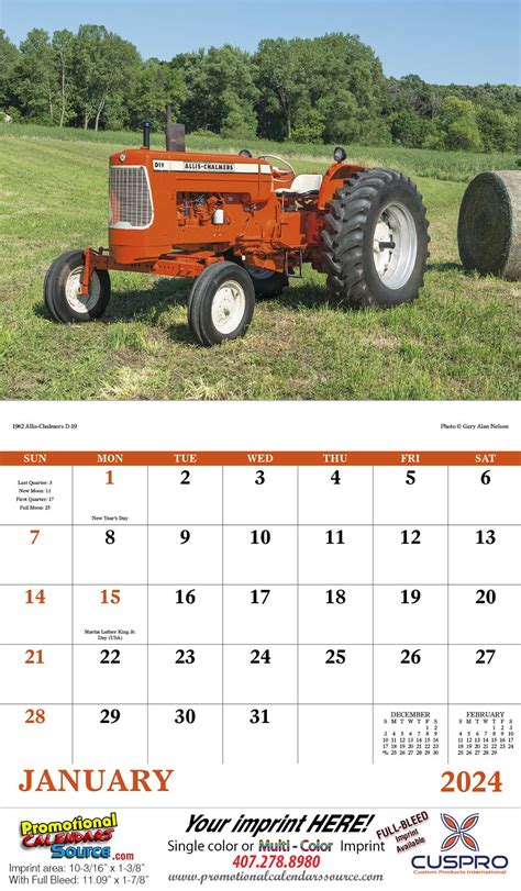Classic Garden Tractor Calendar Amalee Joanne