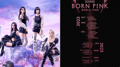 K Pop Group Blackpink Announces ‘born Pink World Tour Schedule India