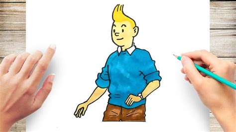 How To Draw Tintin Youtube