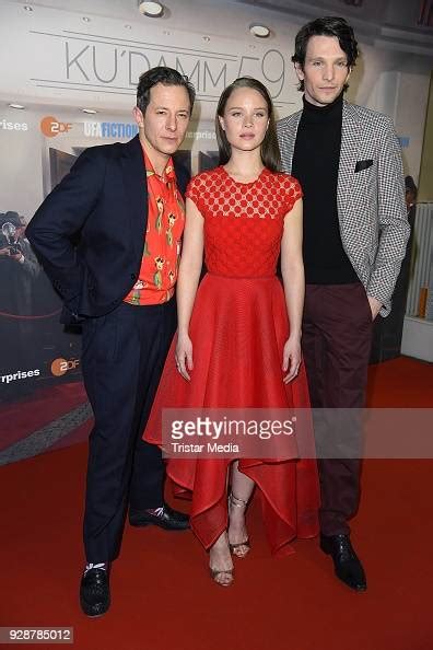Trystan Puetter Sonja Gerhardt And Sabin Tambrea During The Premiere