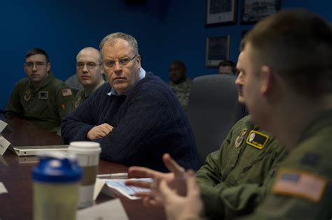 Deputy Defense Secretary Bob Work Speaks With Missile Alert Crew