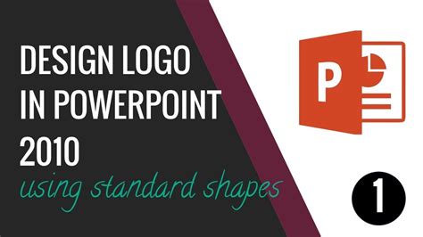 How To Create A Logo In Powerpoint 2010 By Using Standard Shapes Youtube