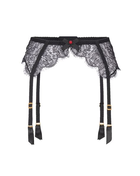 Lorna Lace Suspender In Black By Agent Provocateur All Lingerie
