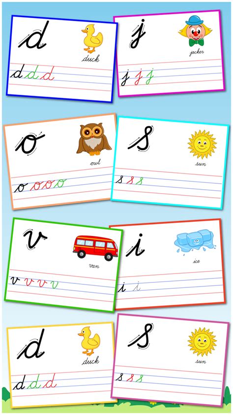 ‎cursive Writing Small Letters Free Kids Learn To Write Lowercase