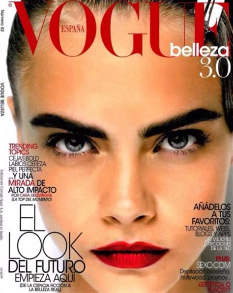 Cara Delevingne Covers The Vogue Magazine Spain February 2013 Cara