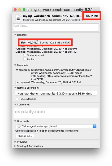 How To Get The Size Of A File Or Folder In Mac Os