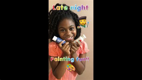 Welcome To Jaliyahs World Presents Late Night Painting With Jaliyah