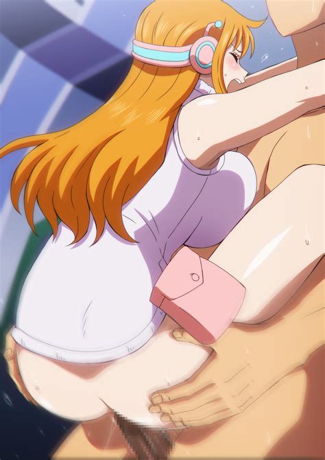 Hara Harayutaka One Piece Nami Ass Grab Bottomless Censored