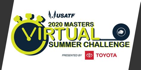 2020 Usatf Masters Virtual Summer Challenge Presented By Toyota Usa