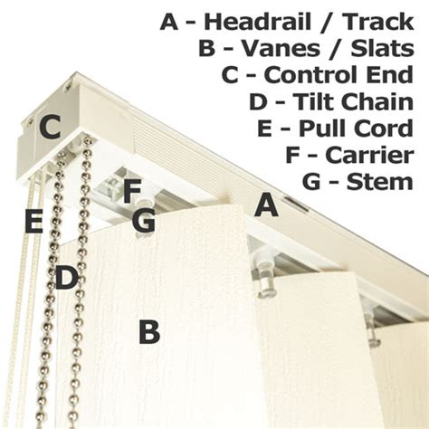 Replacement Vertical Blind Headrail Tracks And Slats Free Shipping