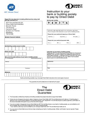 Renewals, please include license number. 12 Printable direct debit form template - Fillable Samples in PDF, Word to Download | PDFfiller
