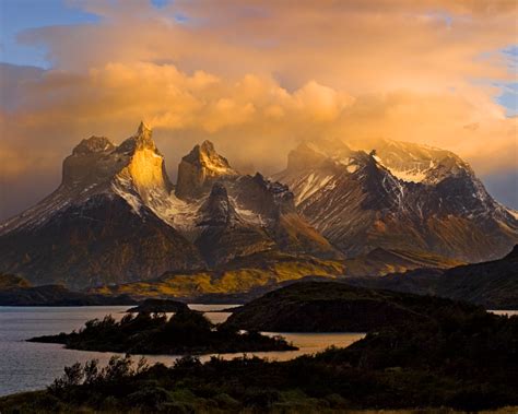 Torres Del Paine At Sunrise Patagonia Chile Photography By Brian