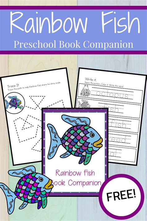 Printables and Book Activities for Preschoolers | Rainbow fish book
