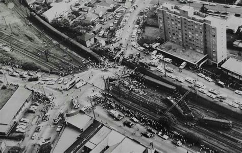 Aerial Photo Of The Granville Train Disaster On 18 January 1977 In