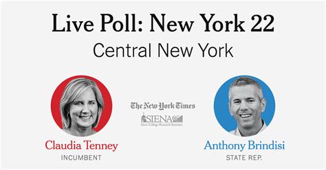 Midterm Election Poll New Yorks 22nd District Tenney Vs Brindisi