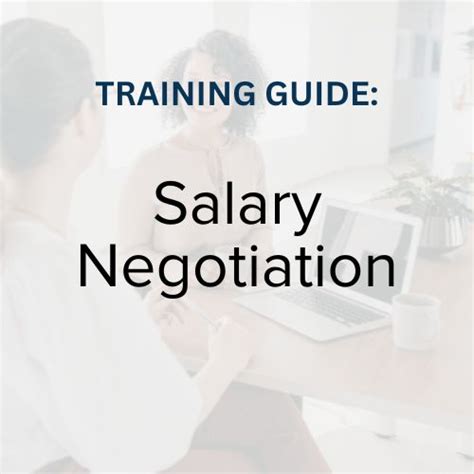 Training Guide Salary Negotiation Outplacement Resume Writing And