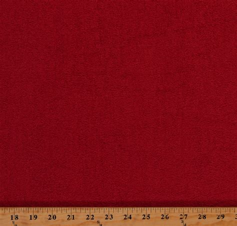 Terry Cloth Bright Red 45 Wide Absorbent Cotton Fabric By The Yard