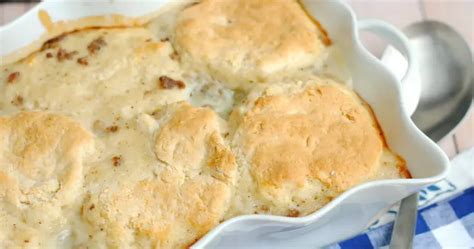 A Creamy Biscuits And Gravy Overnight Casserole Recipe Page 2 Of 2