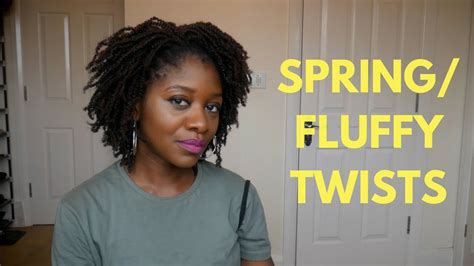 How To Fluffy Twistsspring Twist Using Beyond Beauty Nubian Twist Hair
