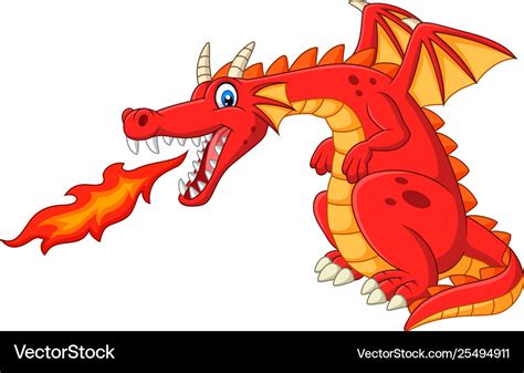 Cartoon Dragon Fire