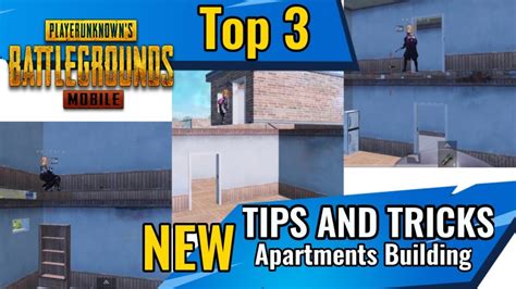 Top 3 Tips And Tricks Of Apartment Buildings Pubg Mobile Youtube