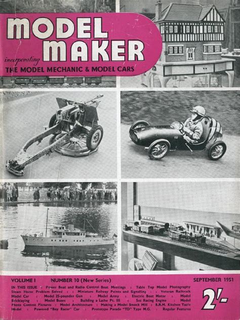 Rclibrary Model Maker 195109 September Title Download Free Vintage