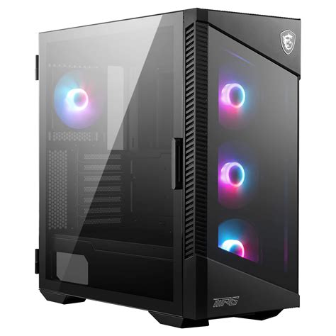 Buy Msi Mpg Velox 100r Mid Tower Gaming Pc Case Tempered Glass Side