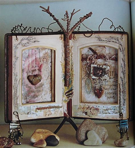 Assemblage Book Altered Book Art Art Journal Inspiration Altered Art