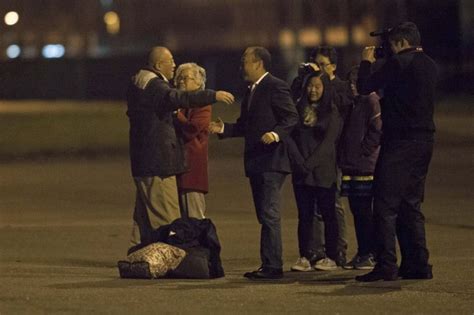 kenneth bae matthew todd miller arrive back in us after release from north korea ibtimes