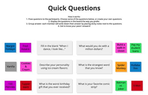Quick Question Template Ice Breakers Quick Ice Breakers This Or