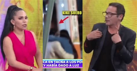 Kike Suero Justifica Ampay Con Mujer Frente A Su Novia Vicky Torero Le Agarro La Cintura Para