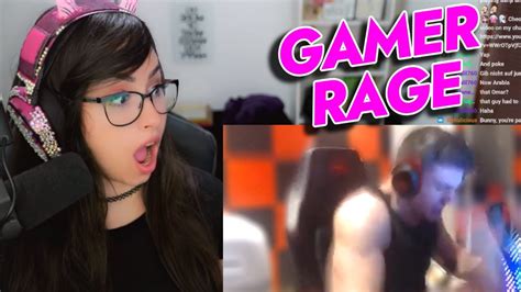Bunny Reacts To 8 Minutes Of Gamer Rage Youtube