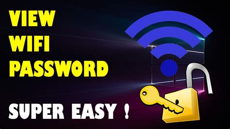 how to show your wifi password in windows 10 super easy youtube