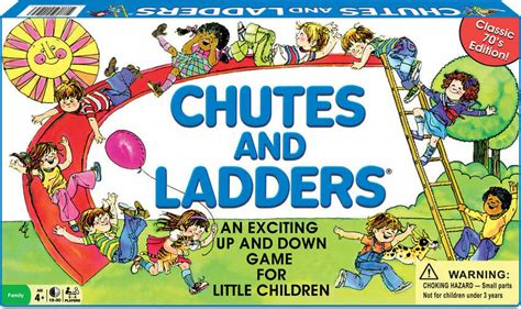 Classic Chutes And Ladders Board Game Toms Toys