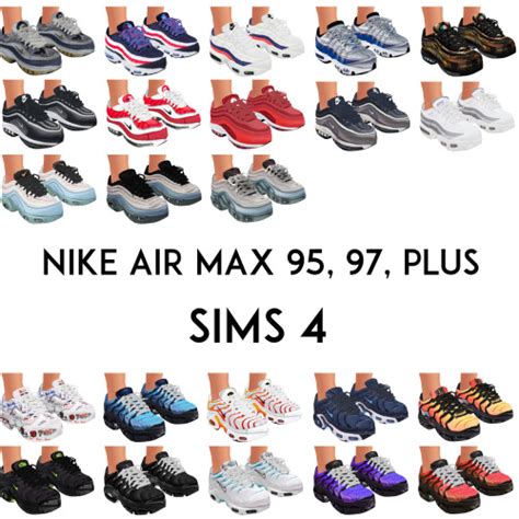 S4cc Nike Air Max 959798plus Sims 4 Sims 4 Cc Shoes Sims 4 Toddler