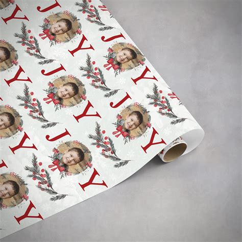 Photo Christmas Wrapping Paper Photo Wrapping Paper Custom Etsy