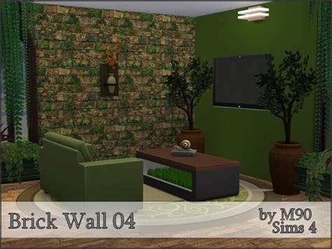 M90 Brick Wall 04 By Mircia90 Sims 4 Walls And Floors