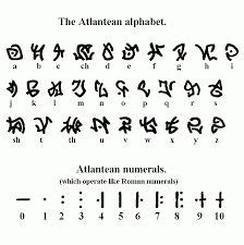 The atlantean language is a constructed language created by the linguist marc okrand for the disney's film atlantis: How to write the alphabet in shorthand | Language, Symbols ...