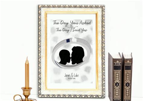 A4 Personalised Engagement Prints Many Variations To Etsy