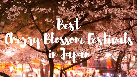 10 Best Cherry Blossom Festivals In Japan 2021 Japan Cherry Blossom