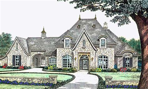 French Country House Plan 4 Bedrooms 3 Bath 4182 Sq Ft Plan 8 588