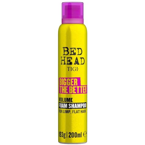 TIGI Bed Head Bigger The Better Foam Shampoo 200 Ml