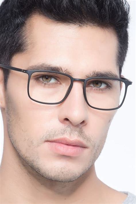 structure rectangle clear gray full rim eyeglasses eyebuydirect lentes anteojos