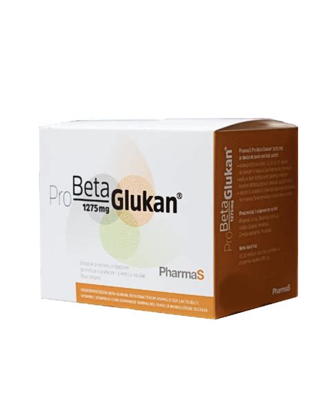 Pharmas Pro Beta Glukan 1275 Mg 30 Vrećica Apotekahr