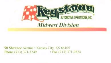 It depends on the type of. Keystone Automotive Operations Inc