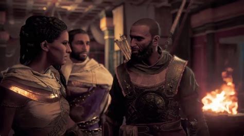 Assassin S Creed Origins Bayek Meets Cleopatra Youtube