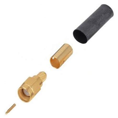 Conector SMA Rg 58 Lmr 195 Macho Gold Para Crimpear Infodis Spa