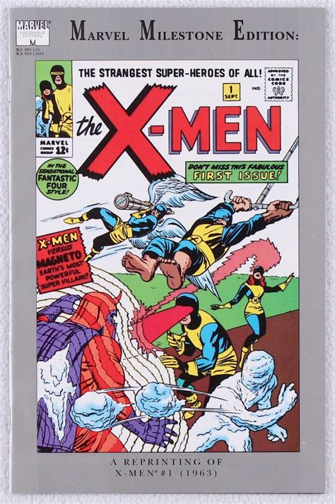 X Men Issue 1 1963 Reprint Marvel Milestone Edition Comic Book