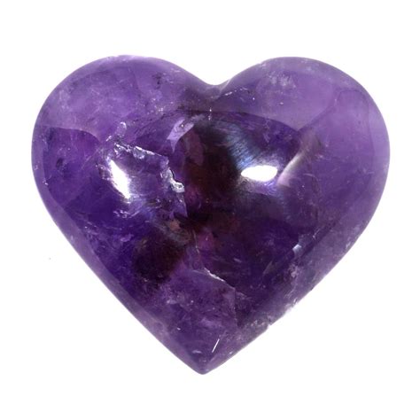 Amethyst Crystal Hearts