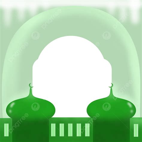 Ramadan Mosque Png Picture Ramadan For Muslims With Two Green Mosques